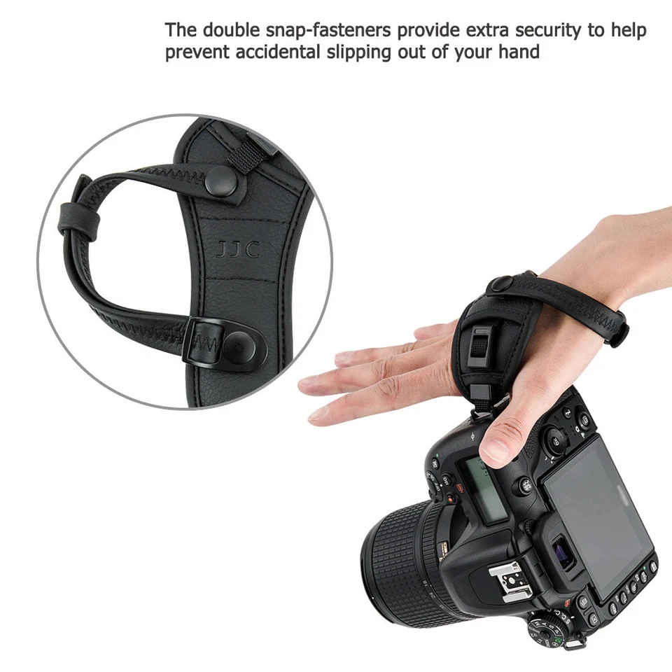 JJC Secure Padded Wrist Strap for Nikon Coolpix P1100 / P1000 / P950 / P900 B500 - Image 4 of 4
