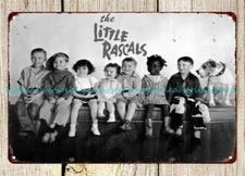 The Little Rascals Photo Television Movie metal tin sign man cave wall art sale