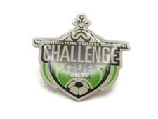 2012 Washington Youth Soccer Challenge Cup Pin Gold Tone