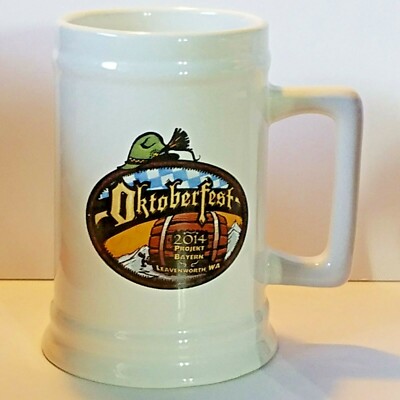 paulaner ceramic mug