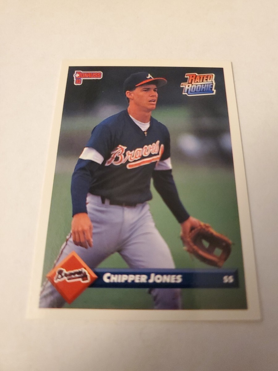 Chipper Jones - 1993 Donruss #721 Rated ROOKIE (RC) -Braves | eBay