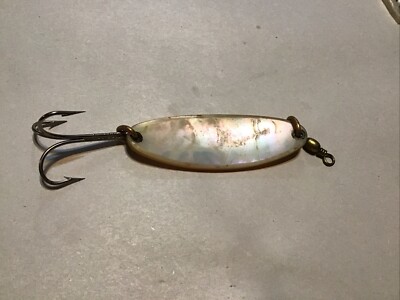 Vintage 3 Mother Of Pearl Fishing Lure Abalone Shell Lot 2 | eBay
