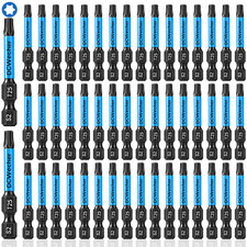 50-pack T25 Torx Bits For Impact Driver 2-inch Magnetic T25 Bit Set T 25 Torx 50-pack T25 Torx Bits For Impact Driver 2-inch Magnetic T25 Bit Set T 25 Torx