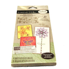 Dimensions Handmade Embroidery Kit 7273750 Flower Doodles 2011 Beginner Fun NEW