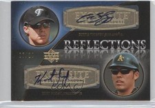 2007 Exquisite Rookie Signatures Gold 7/20 Curtis Thigpen Kurt Suzuki Auto 0s3