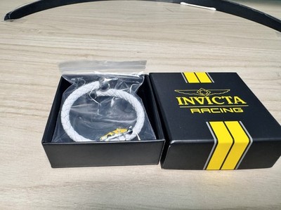 Invicta Racing Bracelet   White IG0353 WHT, Titanium, Brand New