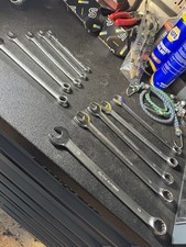 Set of 9 Blue Point metric combination spanners BLWPCWM 10mm to 19mm