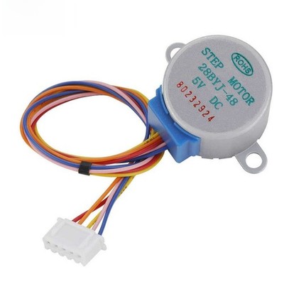 5V 28BYJ48 Schrittmotor 4 Phasen 5 Draht 25cm Leitungen 28mm Durchmesser 4,3cm H