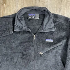 Vtg Patagonia R2 Regulator Fleece Pullover Deep Pile Mens S Black 25195 USA Made