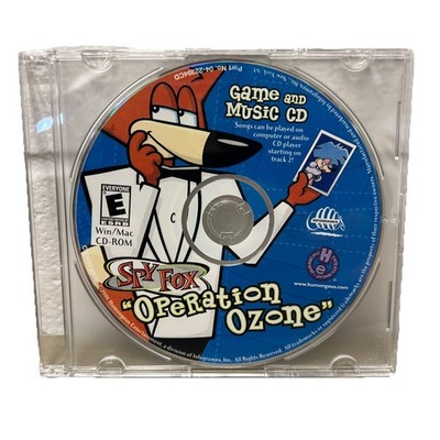 SPY FOX: OPERATION OZONE PC CD-ROM GAME FOR WINDOWS 95/98/2000/MAC DISC ONLY