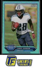 2023 Topps Composite #37 Chris Johnson Topps Chrome Aqua Refractor #/199