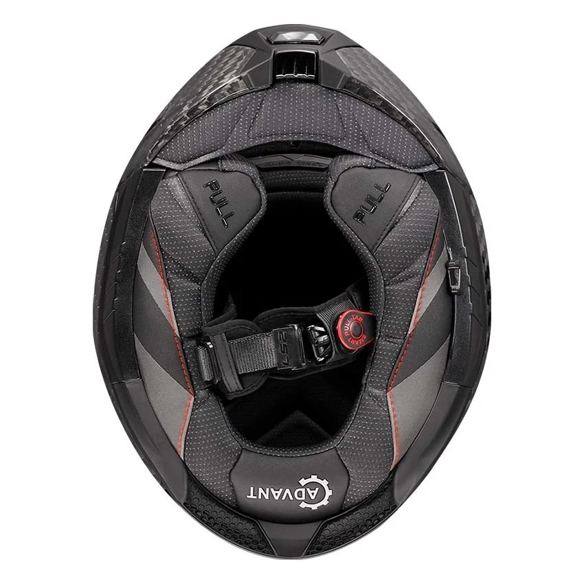 LS2 FF901 Advant X casco sólido brillo carbono negro - Imagen 4 de 4