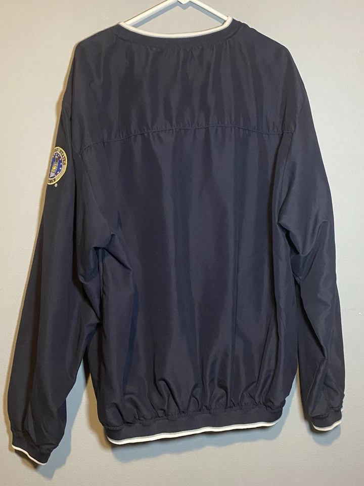 美国空军套衫夹克快速优势布贴 2XL XXL 海军蓝 — 第 2/4 张图片