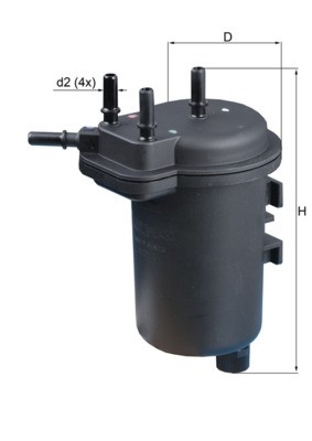 KNECHT KL 432 Fuel Filter for RENAULT