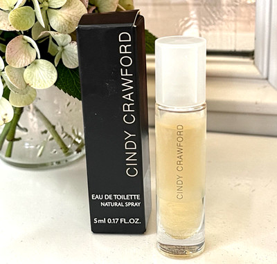 CINDY CRAWFORD Eau De Toilette 0.17oz-5ml SPLASH Travel Mini Sample Size