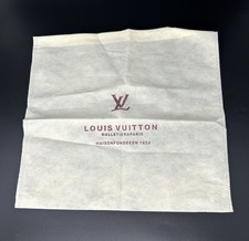 Louis Vuitton MalletieraPARIS Light Brown/Tan/ Cream Dust Bag Cover 13.5  x 13  