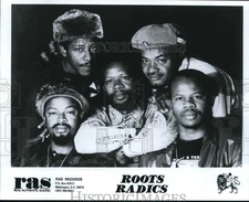 1991 Press Photo Reggae, Dub Band Roots Radics - pip23841