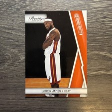 2010-11 Prestige Bonus Shots Orange /499 LeBron James #20 #d Miami Heat Serial