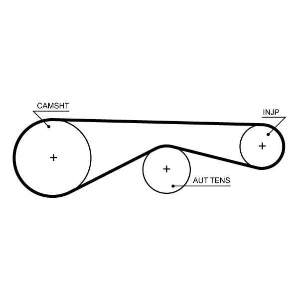 GATES-OE 5704XS Timing Belt for CITROËN,JAGUAR,LAND ROVER,PEUGEOT