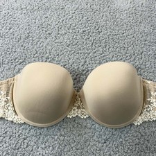 Wacoal Bra 34D Push Up Bra 854191 Embrace Lace Strapless Push Up