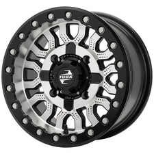 4156 Tusk Fremont Beadlock Wheel 15x7 43 Machined Black- Polaris Rzr Kawasaki 4156 Tusk Fremont Beadlock Wheel 15x7 43 Machined Black- Polaris Rzr Kawasaki