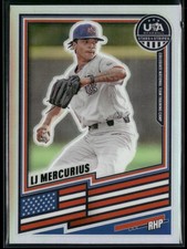 2026 Panini USA Baseball #8 LJ Mercurius Base Prizms Silver
