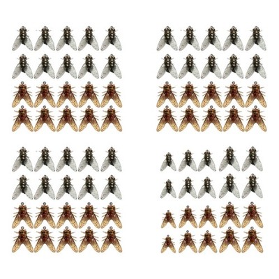 20Pcs Fly Fishing Baits Fly Fishing Hook Panfish Lures Spinner Swimbaits