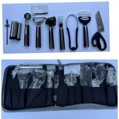 Wolfgang Puck Kitchen Tool Set Prep Set Stainless Steel Utensils Open Box Unused