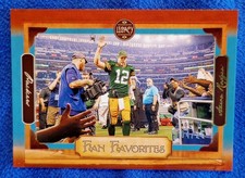 2020 Panini Legacy - Fan Favorites AARON RODGERS #FF-AR Blue /25 Packers
