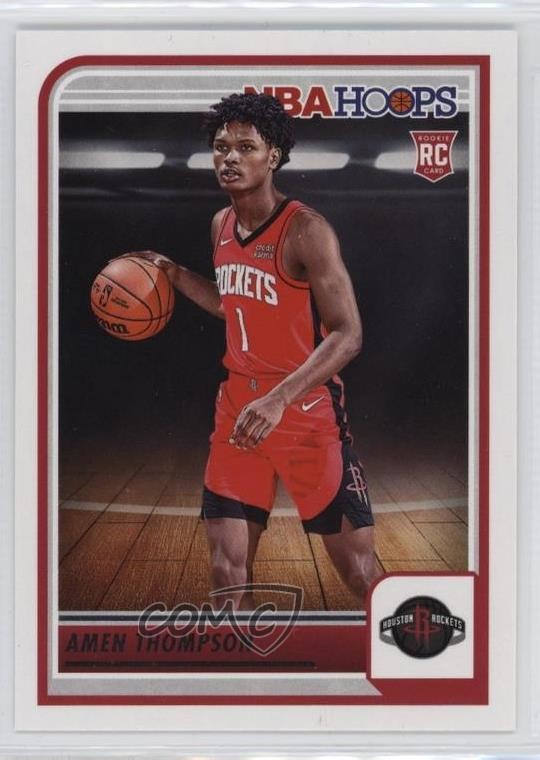 2023-24 Panini NBA Hoops Rookies Amen Thompson #242 1cx3