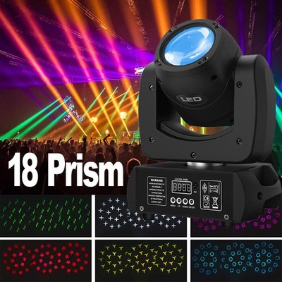 150W 18Prism LED Moving Head Light RGBW Gobo Beam Stage Lighting DJ Disco DMX512