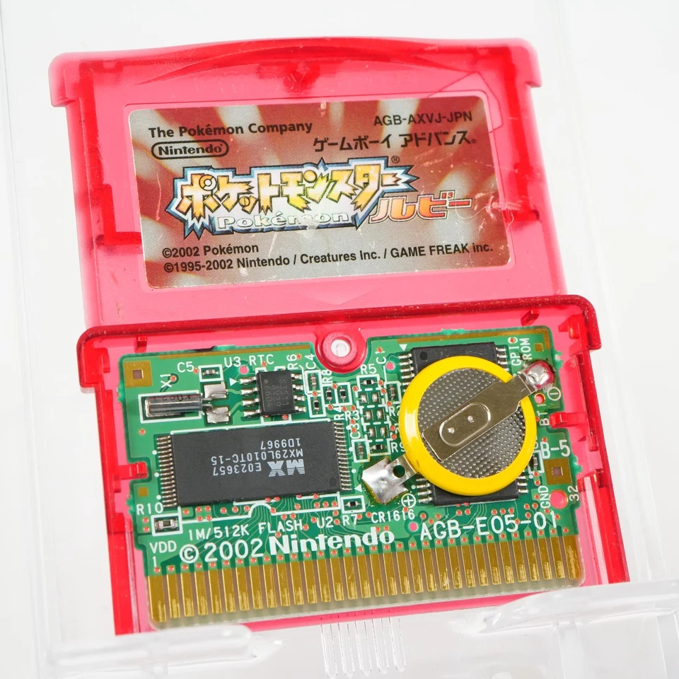GameBoy Advance Pokemon Ruby & Sapphire Set Authentic Nintendo GBA From JAPAN - Image 2 of 4