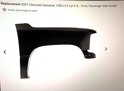 Replacement 2001 Chevrolet Suburban 1500 LS 8 Cyl 5.3L - Front, Passenger Side F