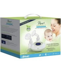 Drive Pure Expressions Double Electric Breast Pump BPA Free LCD Portable