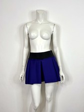 Vtg Vivienne Westwood Anglomania Purple Neoprene Mini Skirt S 40
