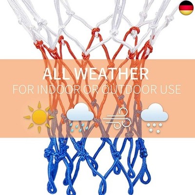 GTIWUNG 2 Stück Profi Basketballnetz, Basketball Ersatz Netz, Dauerhaft und 