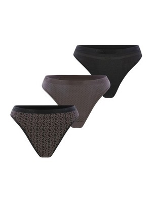 DIM Les Pockets Damenstring 3er Pack unterhose unterwäsche tanga thong string