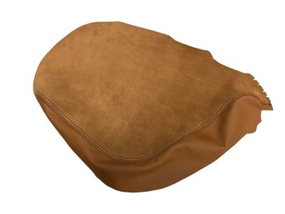 Kalahari Brown Genuine leather & Suede Console Cover For Corvette C7 Stingray
