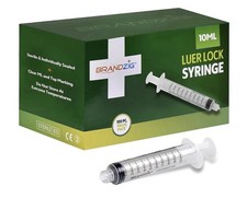 10Ml Luer Lock Syringe No Needle   100 Pack  Sterile  Individually Wrapped 