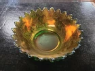 Northwood Green Acorn And Burrs Master Bowl