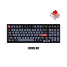 K4 Custom Wireless Mechanical Keyboard, 96 Keys Hot-swappable QMK/VIA Program...
