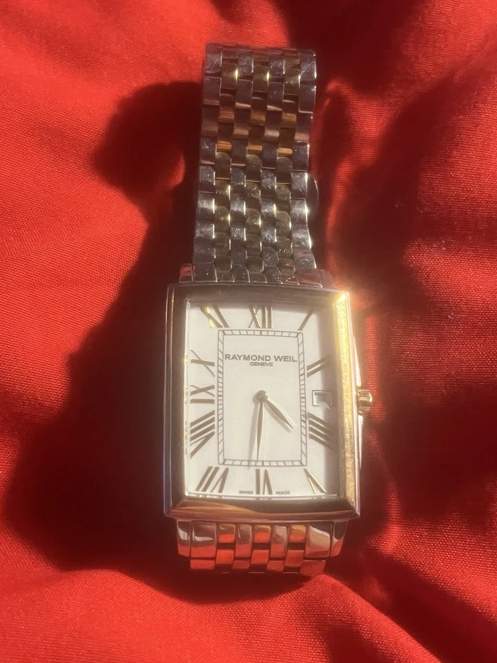 Jewelry/Wrist Watch/Authentic Raymond Weil/Toccatta Ladies/Two Toned - Image 4 of 4