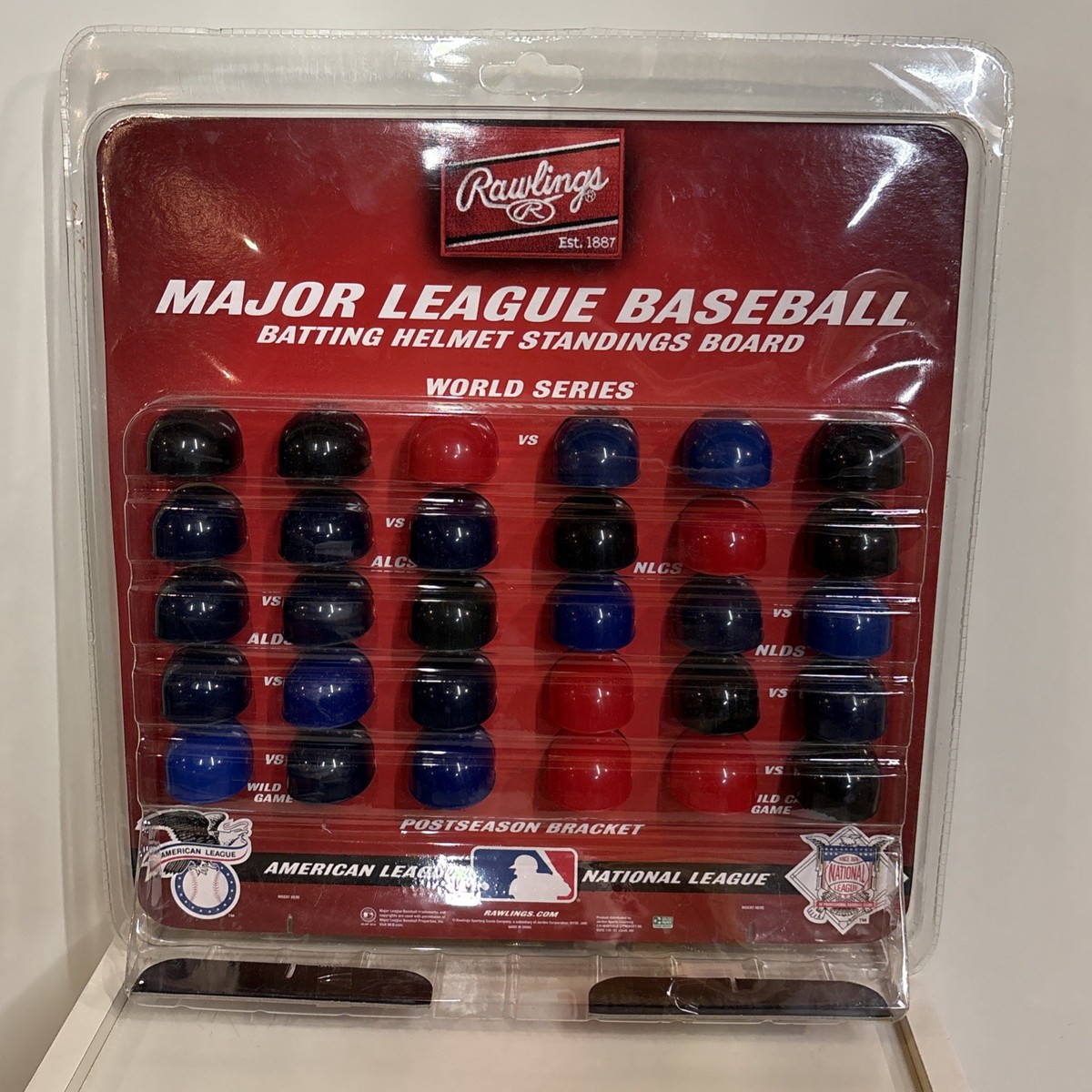 Rawlings MLB 30 Mini Batting Helmet Standings Board for sale