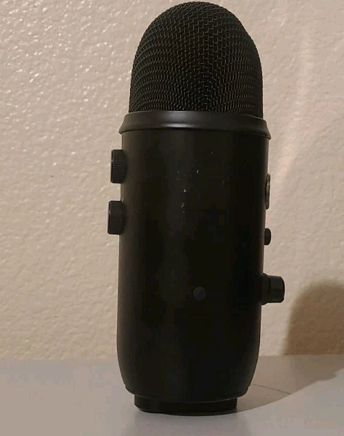 Blue Yeti USB Microphone Only - No Stand - Black Tested Working Great A00121 - Image 4 of 4