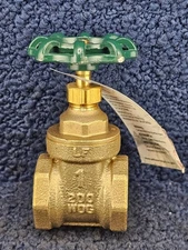 PROFLO PFXT300G: 1" Non Rising Brass Stem Gate Valve, Low-Lead 200 WOG