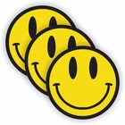 3pcs Smiley Face Symbol 2" Vinyl Stickers funny Decals [FREE SHIP - NO TRACKING]