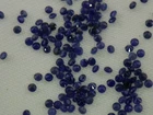 1mm Blue Sapphire Lot of 10 Stones Round Calibrated Accent Gems Repair Practice
