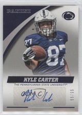 2016 Panini Penn State Nittany Lions Silver 55/99 Kyle Carter #KC-PSU Auto 0f5t