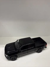 WELLY 2017 CHEVY SILVERADO Z71 4 DOOR PICK UP TRUCK 1:27 GLOSS BLACK FREE SHIP