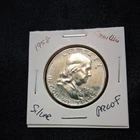 Uncirculated Proof 1958 Philadelphia Mint Silver Franklin Half